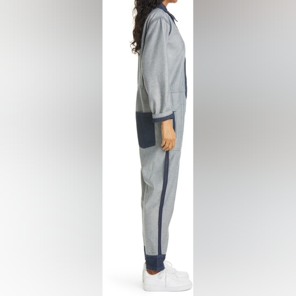 OAK & ACORN Reversible Rebelle Denim Coveralls Sz S US 8-10 Org $350 - Picture 3 of 12